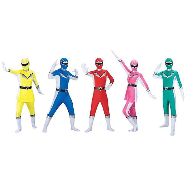 お買い得 パーティーレンジャー 5人セット [戦隊ヒーロー コスチューム 