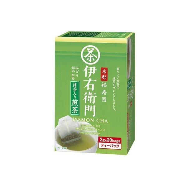 抹茶 株)福寿園 伊右衛門抹茶入り煎茶×12個 (爆買) : 紀州和歌山てんこもり