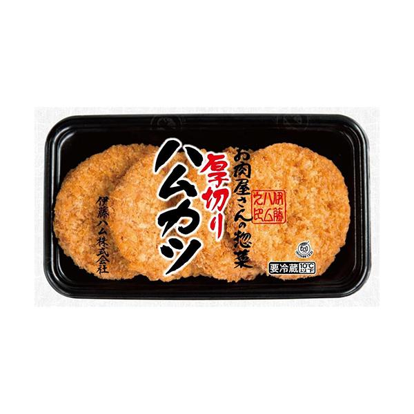 ハムカツ様 伊藤ハム お肉屋さんの惣菜 厚切りハムカツ（183g）×10個 【冷蔵商品