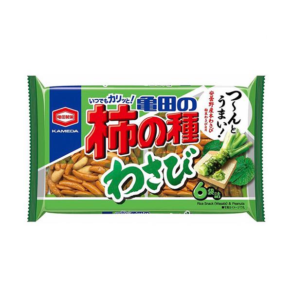 (商品説明)安曇野産本わさびから作った粉末わさび使用。つ〜んとした辛さがおつまみにぴったりです。(原材料）うるち米粉（国産）、でん粉、ピーナッツ（ピーナッツ、植物油脂、食塩）、しょうゆ、わさび風味シーズニング、砂糖、魚介エキス調味料、たん白...