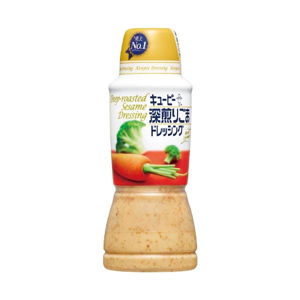 キユーピー 深煎りごまドレッシング 380ml×6個×2セット　キューピー/まとめ買い/大人買い/ケース販売/大量/爆買い/サラダ/温野/しゃぶしゃぶ/タレ