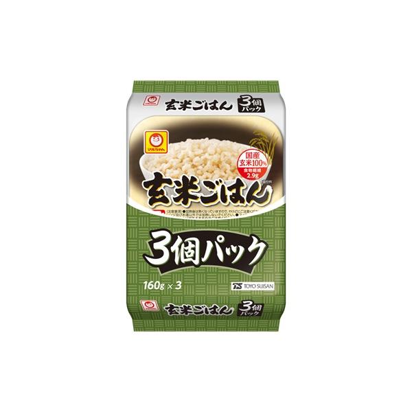 東洋水産 マルちゃん 玄米ごはん 160g×3個パック ×32個 (爆買)