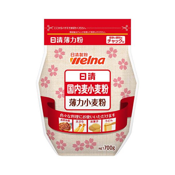 [ 商品説明 ]国産の小麦を製粉した小麦粉です。お菓子、お好み焼、うどんなどさまざまな料理にお使いいただけます。保存に便利なチャック付。[ 原材料 ]小麦(国産)[ 栄養成分 ]100gあたり：エネルギー　356kcal、たんぱく質　8.7...