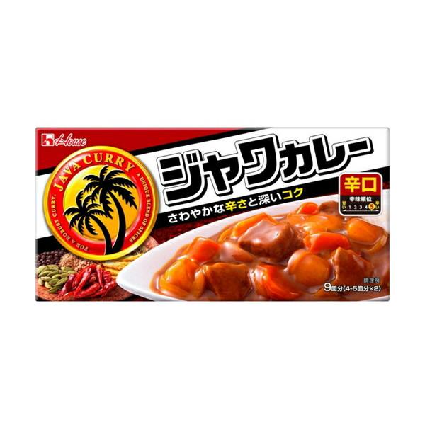 ハウス食品 ジャワカレー辛口１８５ｇ×10個 (爆買)