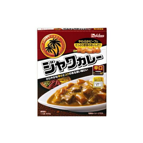 他サイト： ハウス食品 ジャワカレー 辛口 ２００ｇ×10個 (爆買)の商品画像