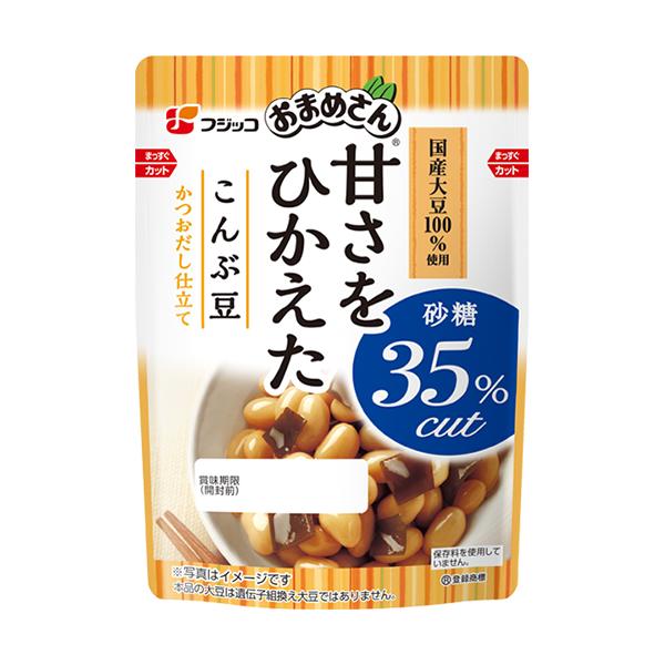 (商品説明)国産大豆と昆布を、甘さをひかえてすっきりした味わいに炊きあげました。(原材料)大豆（遺伝子組換えでない）、還元水あめ、砂糖、昆布、しょうゆ、和風調味料（かつおだし、発酵調味料、醸造酢）、食塩、発酵調味料、かつおだし／環状オリゴ糖...
