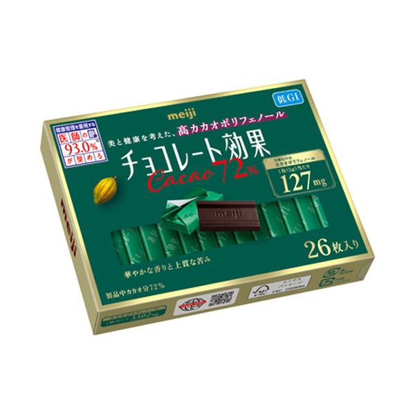 明治 チョコレート効果カカオ72％26枚入 130g×6個（チョコレート