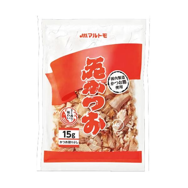 [商品説明]国内製造かつお荒節を使用しました。だし取り用・トッピング用どちらにも使える薄削りです。[原材料]かつおのふし(国内製造)[栄養成分]1袋（15g）当たり：エネルギー　53kcal、たんぱく質　11.4g、脂質　0.5g、炭水化物...
