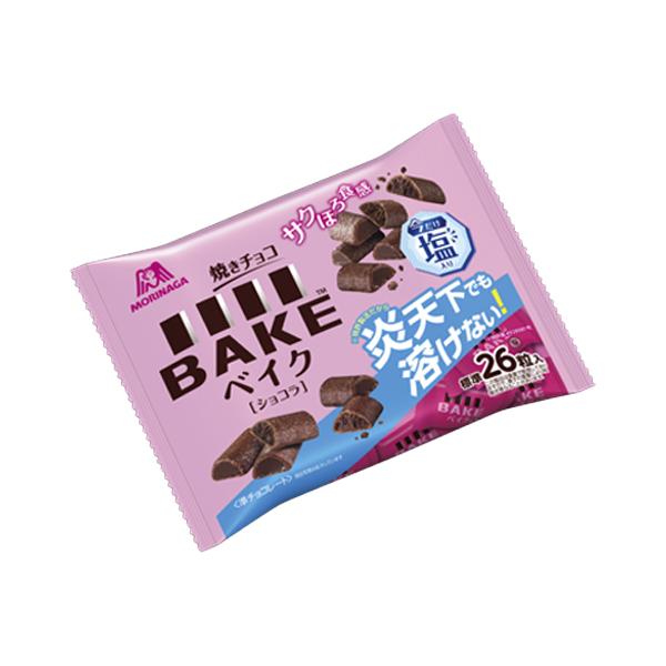 森永製菓　ベイク　ショコラ　101g×16個　炎天下でも溶けない/焼きチョコ/手で溶けず安心/チョコレート