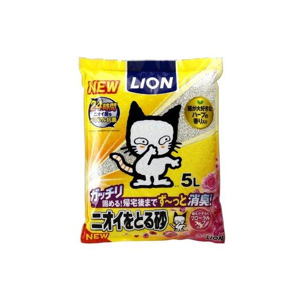 ニオイをとる砂 フローラルソープの香り ５ｌ×4個 (爆買)