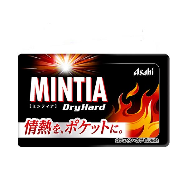 【商品説明】情熱を、ポケットに。ミンティアレギュラーシリーズ最強レベルの刺激感が楽しめる超強力ミントタブレット。カフェイン・カプセル配合。【原材料】甘味料（ソルビトール、アスパルテーム・L-フェニルアラニン化合物）、香料、微粒酸化ケイ素、シ...