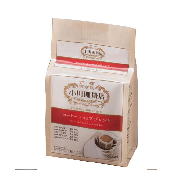 小川珈琲店　コーヒーショップブレンド　ドリップコーヒー（10g×7杯分）×6個×2セット (爆買)