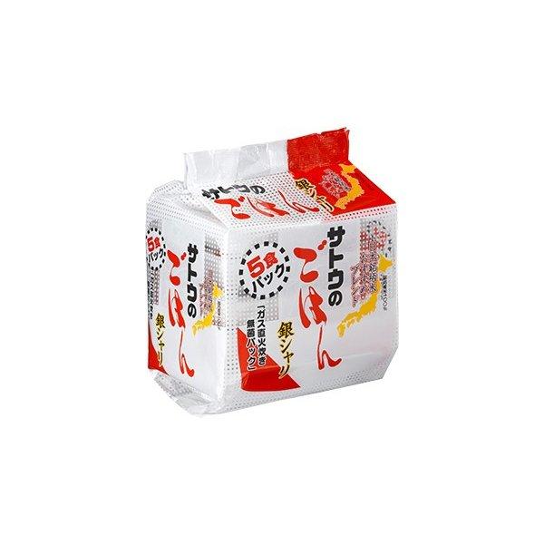 サトウ食品 サトウのごはん 銀シャリ 200g×5食パック×8個 (爆買