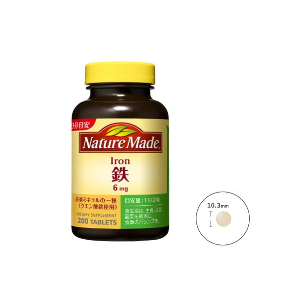大塚製薬　ネイチャーメイド　鉄（アイアン）100日分（200粒入）×1個