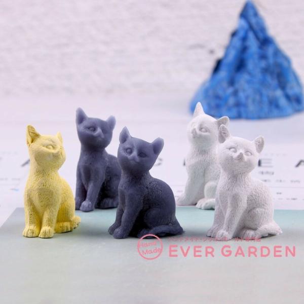 猫 ネコ シリコンモールド 手作り 石鹸 樹脂 粘土 レジン シリコン 
