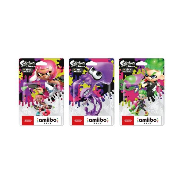 Amiibo アミーボ 3個セット スプラトゥーン2 シリーズ ガール ネオンピンク ボーイ ネオングリーン イカ ネオンパープル Buyee Buyee Japanese Proxy Service Buy From Japan Bot Online
