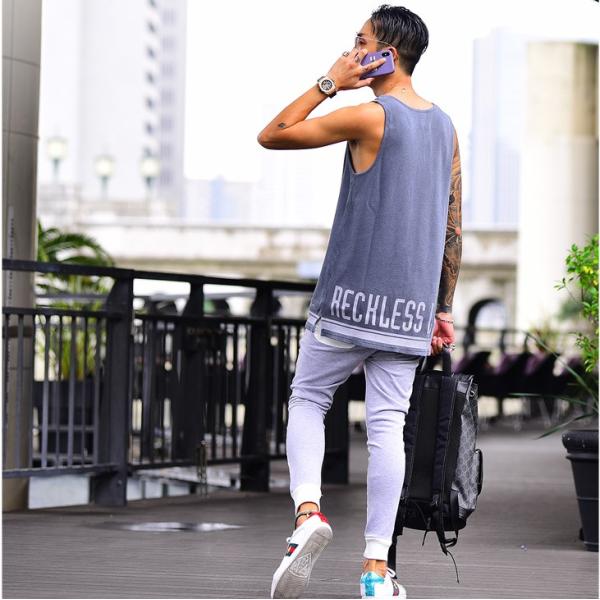 タンクトップ メンズ ロング インナー タンク 重ね着 スケボー スケートボード スポーツ 黒 ブラック 白 ホワイト ボーダー ブラック グレー Buyee Buyee 提供一站式最全面最專業現地yahoo Japan拍賣代bid代拍代購服務 Bot Online