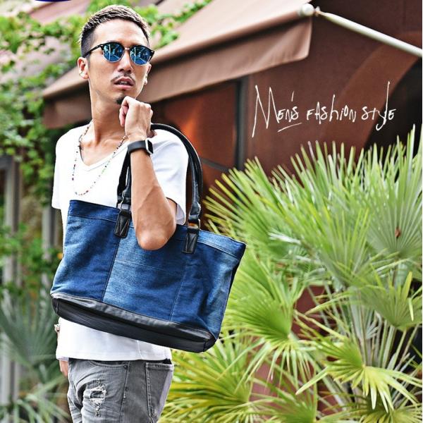 トートバッグ 大きめ メンズ レディース デニム バッグ メンズバッグ かばん デニムトート デニムバック 人気 トートバック Buyee 日本代购平台 产品购物网站大全 Buyee一站式代购 Bot Online