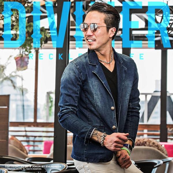 在庫限り テーラードジャケット メンズ ジャケット テーラード ジャケット カットデニム デニム Diviner ディバイナー Buyee Buyee 日本の通販商品 オークションの代理入札 代理購入