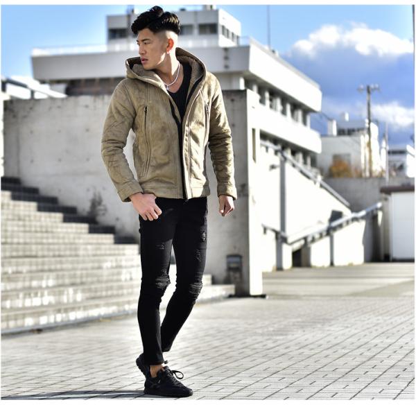 フェイクムートンジャケット メンズ 春 ボア ジャケット 裏ボア パーカー アウター ジャケット フェイク ムートンジャケット コート 黒 ブラック ベージュ 春服 Buyee Buyee 日本の通販商品 オークションの入札サポート 購入サポートサービス