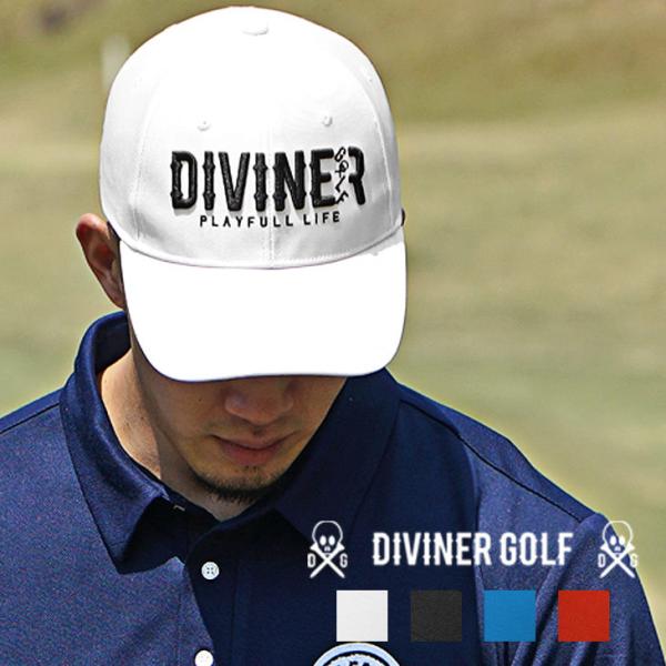 【DIVINER GOLF】ゴルフ キャップ メンズ 夏 夏物 ロゴキャップ ゴルフキャップ ゴルフウェア 帽子 ぼうし ゴルフ ウェアー おしゃれ ゴルフ用品 ブランド