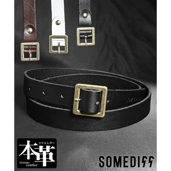 ブラック 合成皮革 ベルト ロゴバックル レザーベルト メンズ 牛革【POLO CHAMPS】本革（裏合皮） 紳士