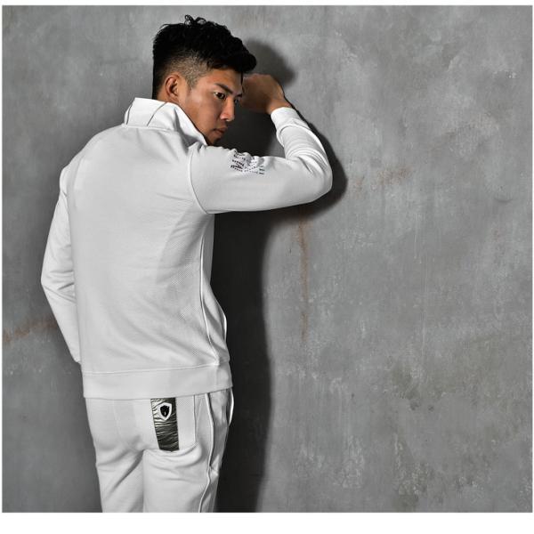 ヴィオラ セットアップ メンズ 上下セット ブランド スウェット スタンドジップ パンツ ハーフパンツ 細身 タイト 白 ホワイト 黒 Buyee Buyee Japanese Proxy Service Buy From Japan Bot Online