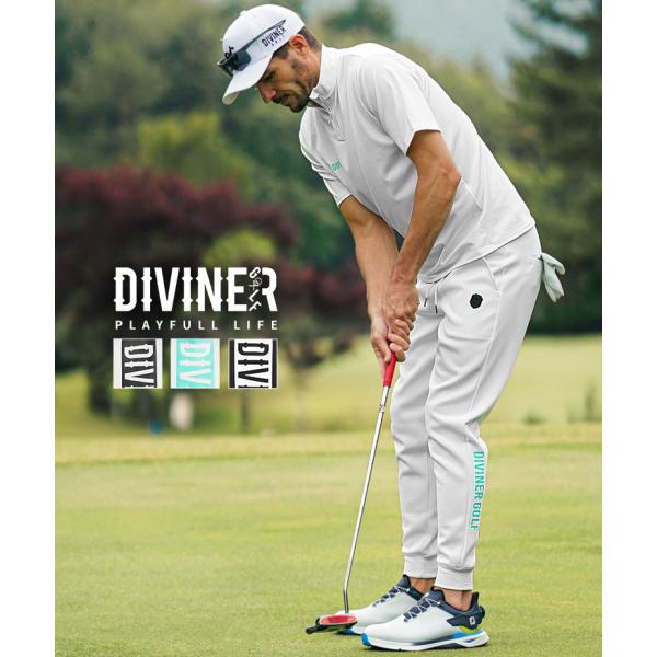 DIVINER GOLF グレー系チェック セットアップ L DIVINER GOLF セットアップ 「DIVINER GOLF」オリジナルゴルフ