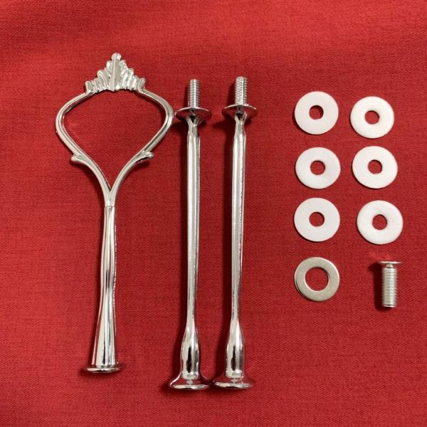 ケーキスタンド 金具 スタンド金具 3段　センターハンドル