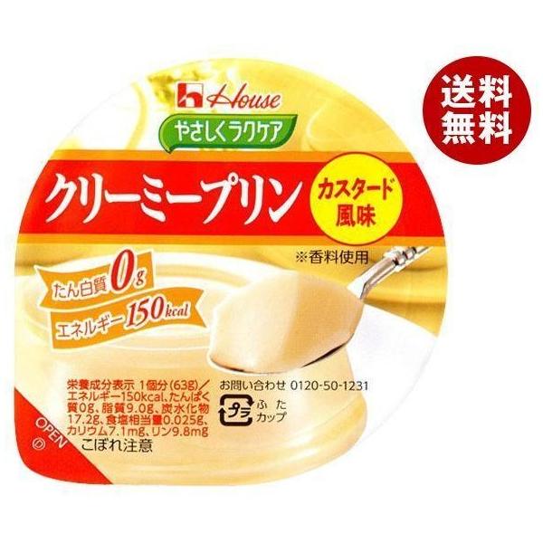 12個セット　ハウス食品 やさしくラクケア クリーミープリン カスタード風味