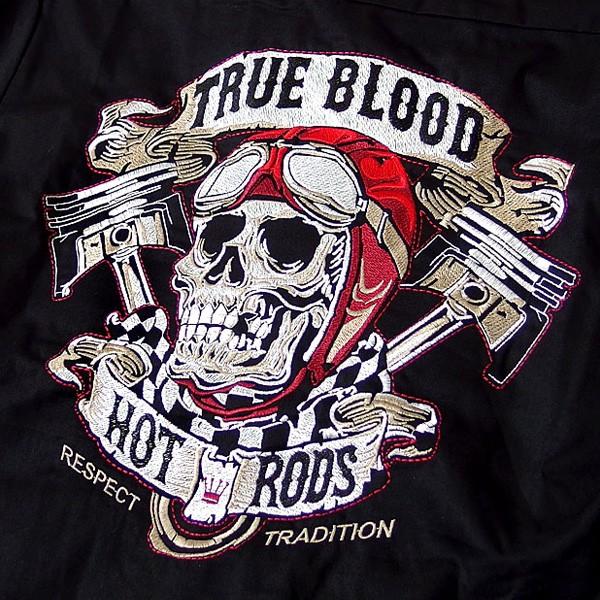 一点物 ビンテージ スカル 柄 ボーリング シャツ ロカビリー ロカビリーシャツ ボウリングシャツ ボーリングシャツ ダーツ