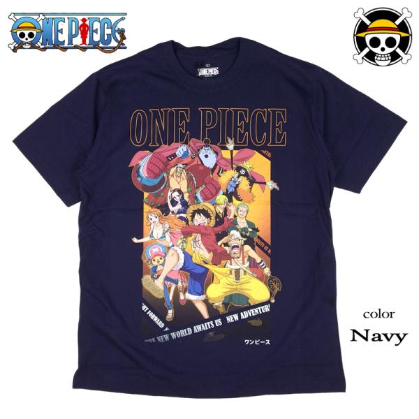 ONE PIECE Tシャツ ワンピース 半袖 ルフィ サンジ ゾロ ナミ ロビン チョッパー ブルック フランキー ウソップ メンズ アニメ グッズ レディース 麦わら海賊団