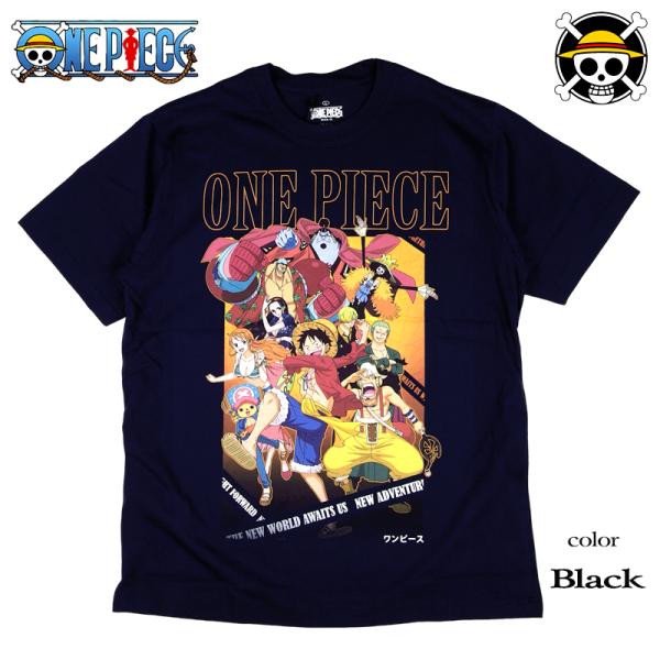 ONE PIECE Tシャツ ワンピース 半袖 ルフィ サンジ ゾロ ナミ ロビン チョッパー ブルック フランキー ウソップ メンズ アニメ グッズ レディース 麦わら海賊団