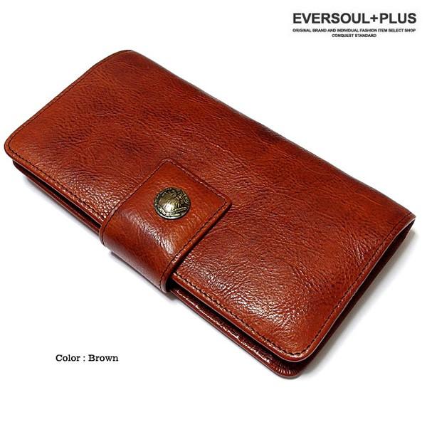 財布 長財布 二つ折り 男性用 メンズ 本革 カウレザー サイフ ベルト ブラウン 黒 ブラック ブラウン 革 レザー Eplus449 Eversoul Plus Version Y 通販 Yahoo ショッピング