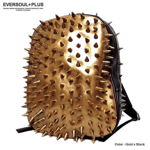 スタッズ　バックパック　リュック　とげとげ　ユニセックス リュック リュックサック スタッズ トゲトゲ ロック ゴシック ユニ