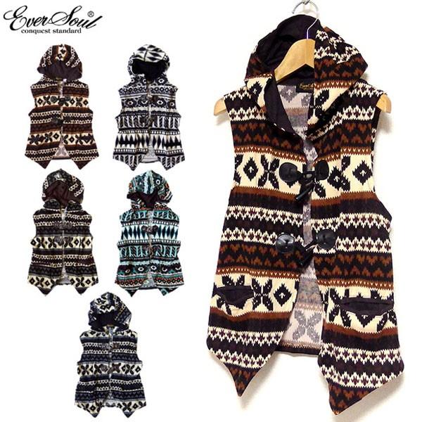 ベスト メンズ フード付き ベストパーカー ノルディック エスニック ボヘミアン 派手 パーカーベスト おしゃれ Eplus805 Eversoul Plus メンズファッション 通販 Yahoo ショッピング