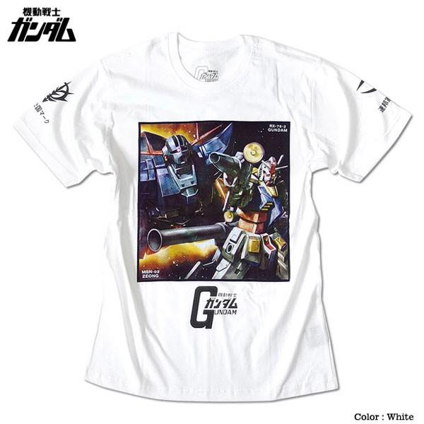 ガンダム ｔシャツ メンズ グッズ 機動戦士ガンダム ジオング プリント 逆輸入 ホワイト フルカラー Eplus816 Eversoul Plus Version Y 通販 Yahoo ショッピング