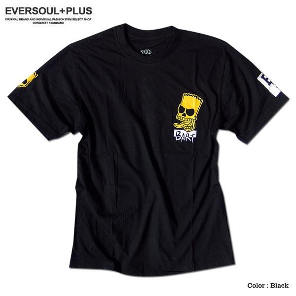 シンプソンズ Tシャツ メンズ バート ブラック 黒 半袖 THE