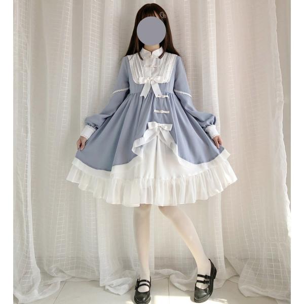 ワンピース ロリータ ロリィタ 正規品新品未使用品 ゆめかわいい フェミニン クラシカル 可愛い ゴシック メイド ゴスロリ ガーリー レディース コスプレ 膝丈