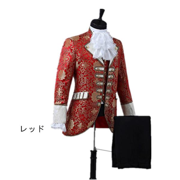 S M 正規品送料無料 L Xl 2xl コスプレ衣装 演出服 王子様 貴族 衣装 5点セット 中世 演奏会 大人 メンズ 公爵 男性用スーツ 貴族服装 宮廷服