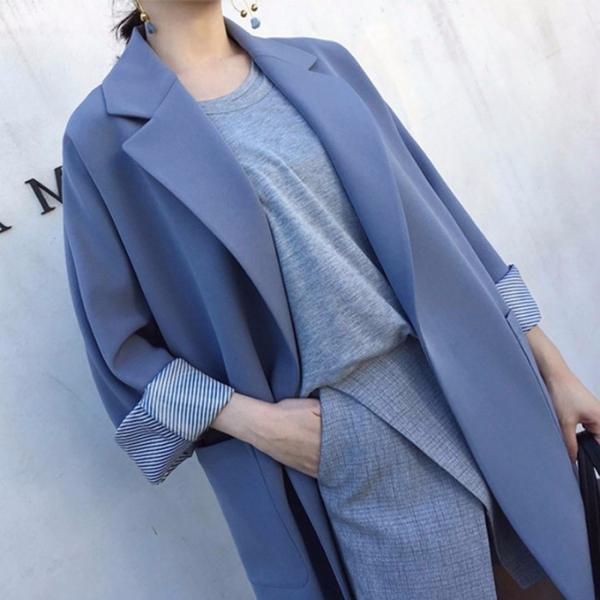 Xs S M L Xl トレンチコート レディース スプリングコート 小柄 テロンチ 韓国 春秋 定番 コート