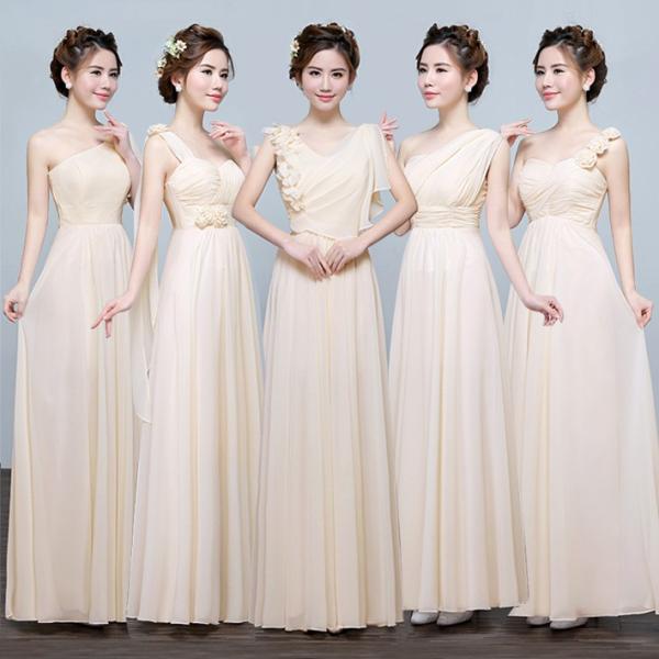 パーティードレス アイボリードレス ワンピース結婚式二次会 スレンダーライン ドレス 5 Off 5タイプ ワンピースda706f0f0x0 締上げタイプ ロングドレス お呼ばれ