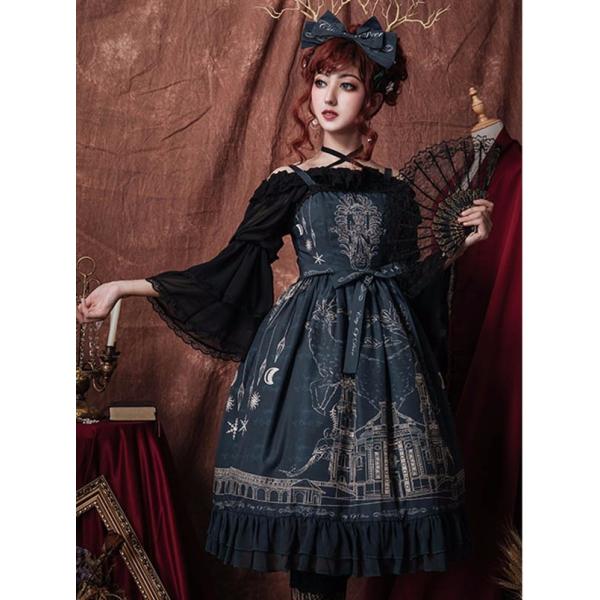 S M L Xl ロリータ 限定タイムセール ワンピース ゴスロリ メイド 衣装 パーティードレス ゴシック コスチューム パニエ レース コスプレ