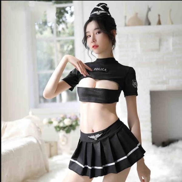 フリーサイズ コスプレ衣装 レディース プレゼント 3点セット Policeコスプレ 胸開き コスチューム Dd379y7 エブリ 通販 Yahoo ショッピング