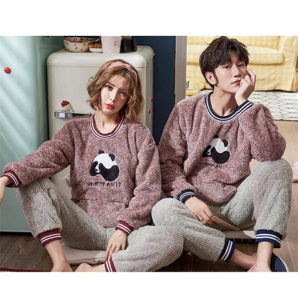 ペアパジャマ カップル セット 寝巻き ペアパジャマ ルームウェア ふわもこ もこもこ あったか 冬 モコモコ メンズ パジャマ レディース 冬 長袖 Buyee Buyee 日本の通販商品 オークションの代理入札 代理購入