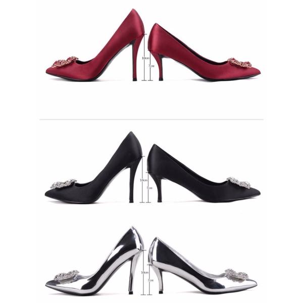 パンプス 結婚式 ローヒール ポインテッドトゥ 35 Off 結婚式やパーティーに レディース 走れるパンプス セクシーで女性らしく シューズ 靴