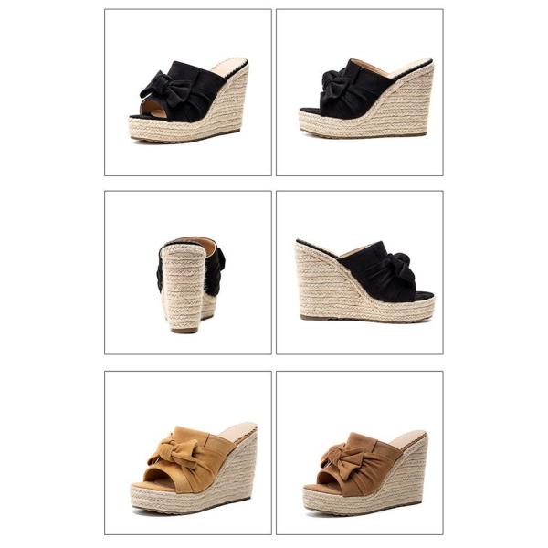 オリジナル 厚底サンダル ハイヒール ウェッジソール トレンド 脚長 レディース 小さいサイズ サンダル