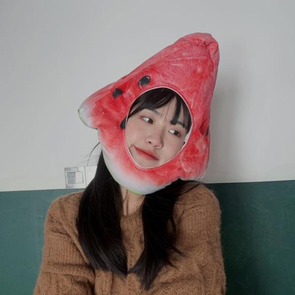 パーティーグッズ スイカ 帽子 コスプレ 面白グッズ 可愛い 余興 ハロウィン コスプレ なりきり 面白い 被り物 ゲーム ハクリスマス 宴会 忘年会 仮装 変装
