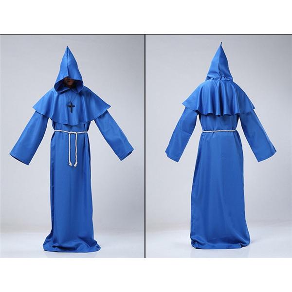 S M L Xlハロウィン 中世 僧侶用法衣 シャーマンローブ 牧師 神父 ハロウィン 衣装 仮装衣装 4点セット コスプレ コスチューム Cosplay Buyee 日本代购平台 产品购物网站大全 Buyee一站式代购 Bot Online