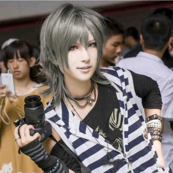 ウィッグ 原宿風 ファッション ネット付 ウイッグ 激安挑戦中 男 かっこいい メンズ